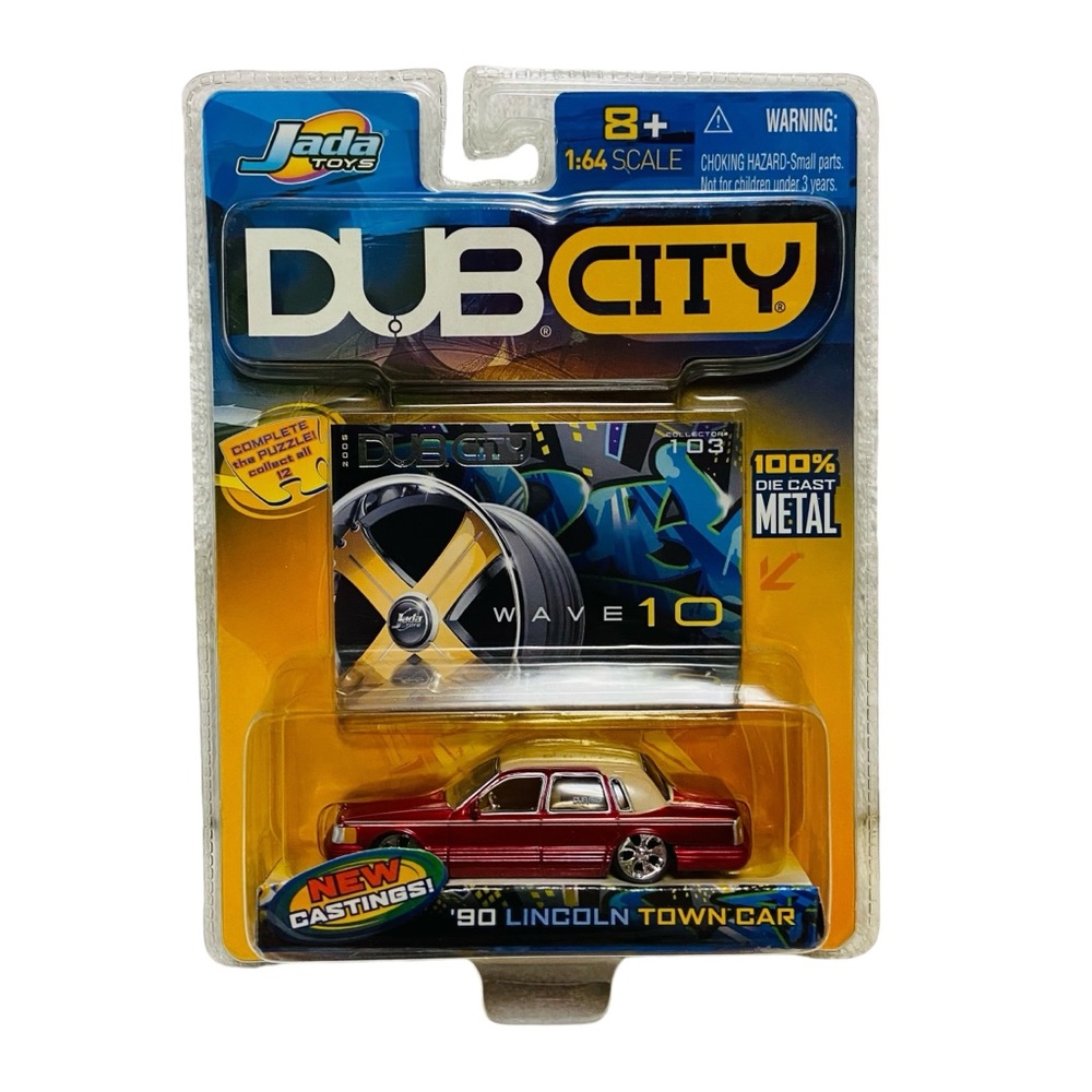 Jada Dub City 1990 Lincoln Town Car 1:64 W10 103 Red